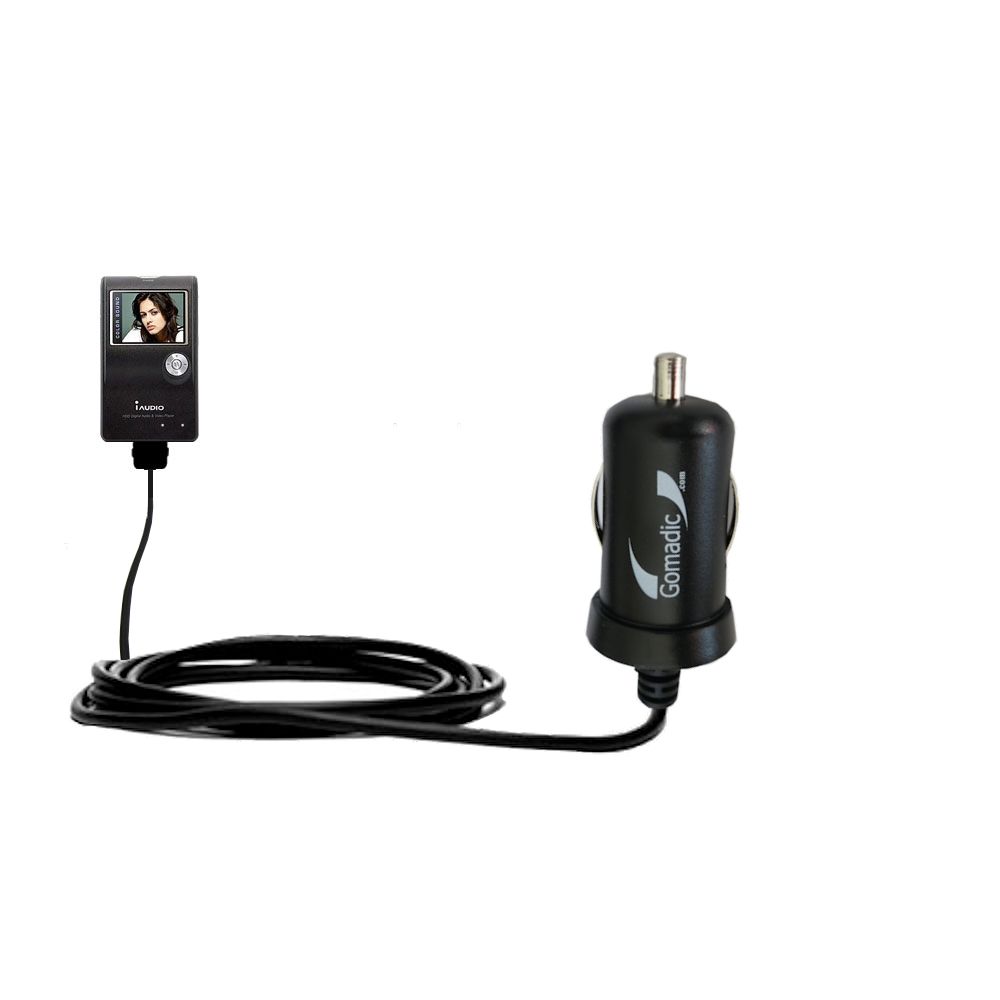 Mini Car Charger compatible with the Cowon iAudio X5
