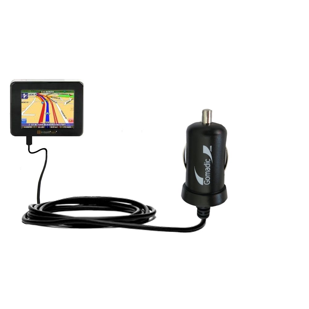 Mini Car Charger compatible with the iNAV Intellinav 2 3