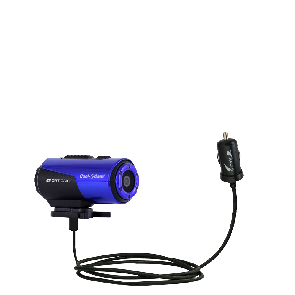 Mini Car Charger compatible with the Ion Cool Cam S3000
