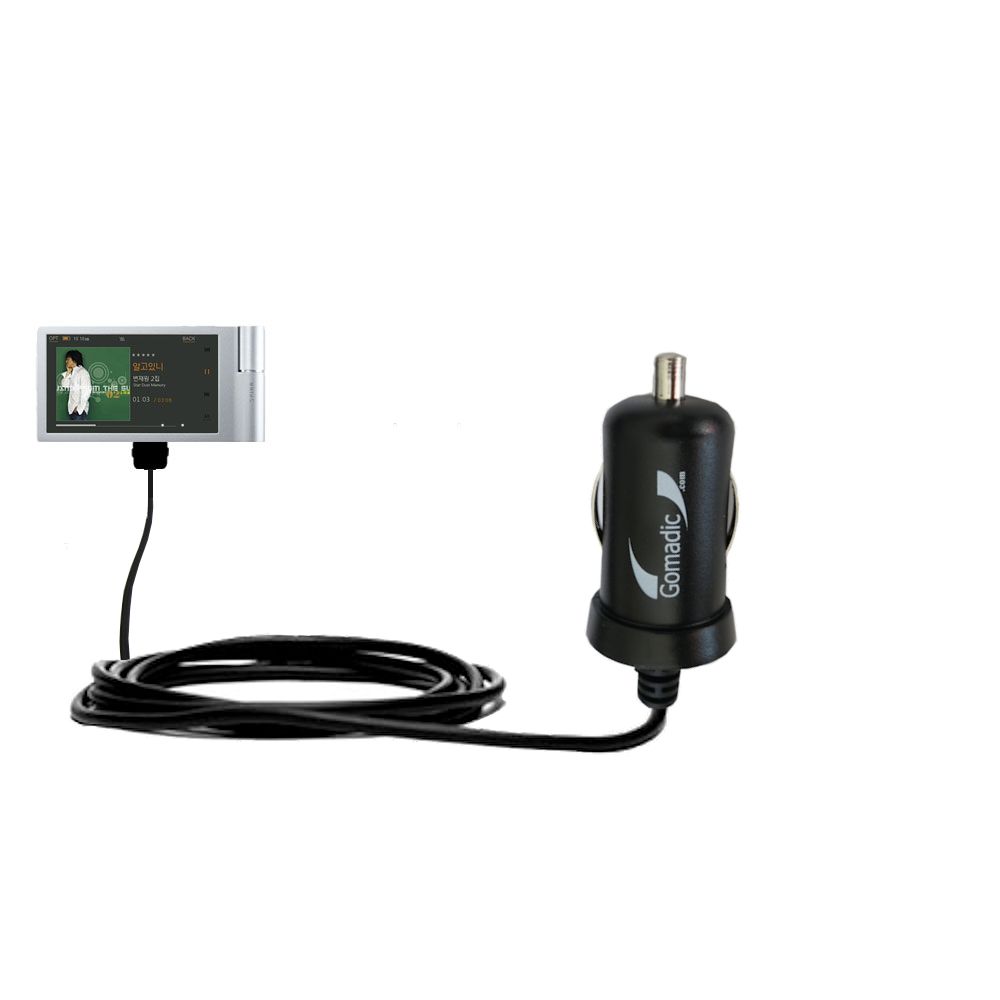 Mini Car Charger compatible with the iRiver Spinn