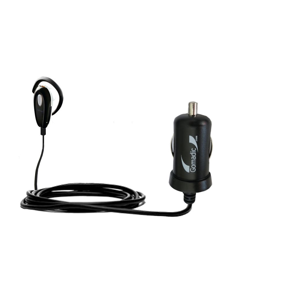 Mini Car Charger compatible with the Jabra BT250v