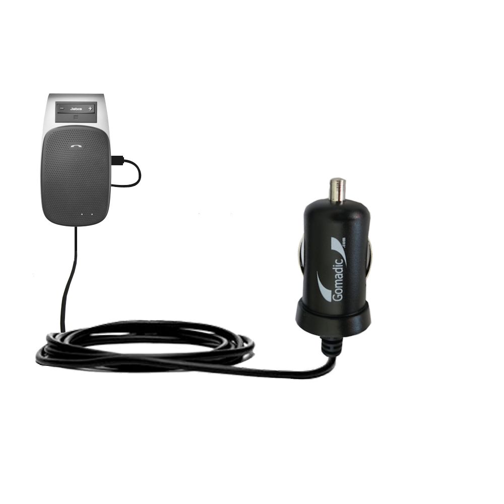Mini Car Charger compatible with the Jabra Drive