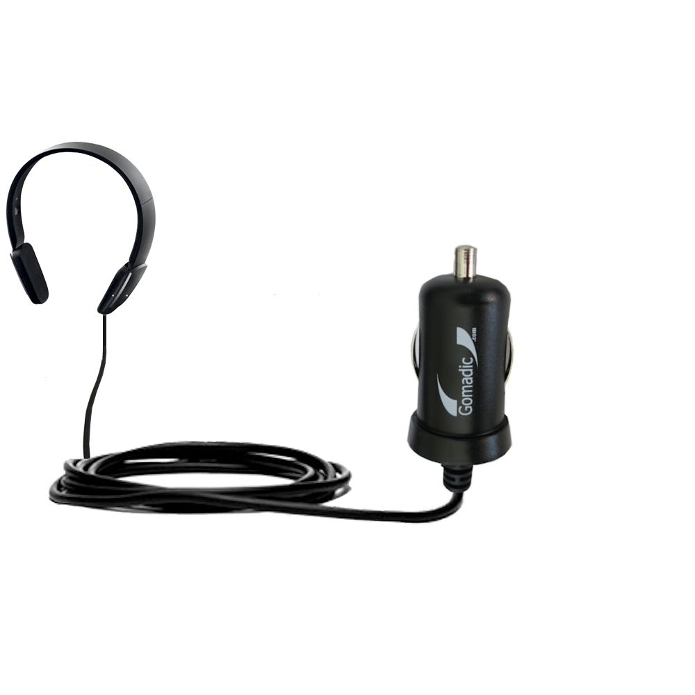 Mini Car Charger compatible with the Jabra Halo