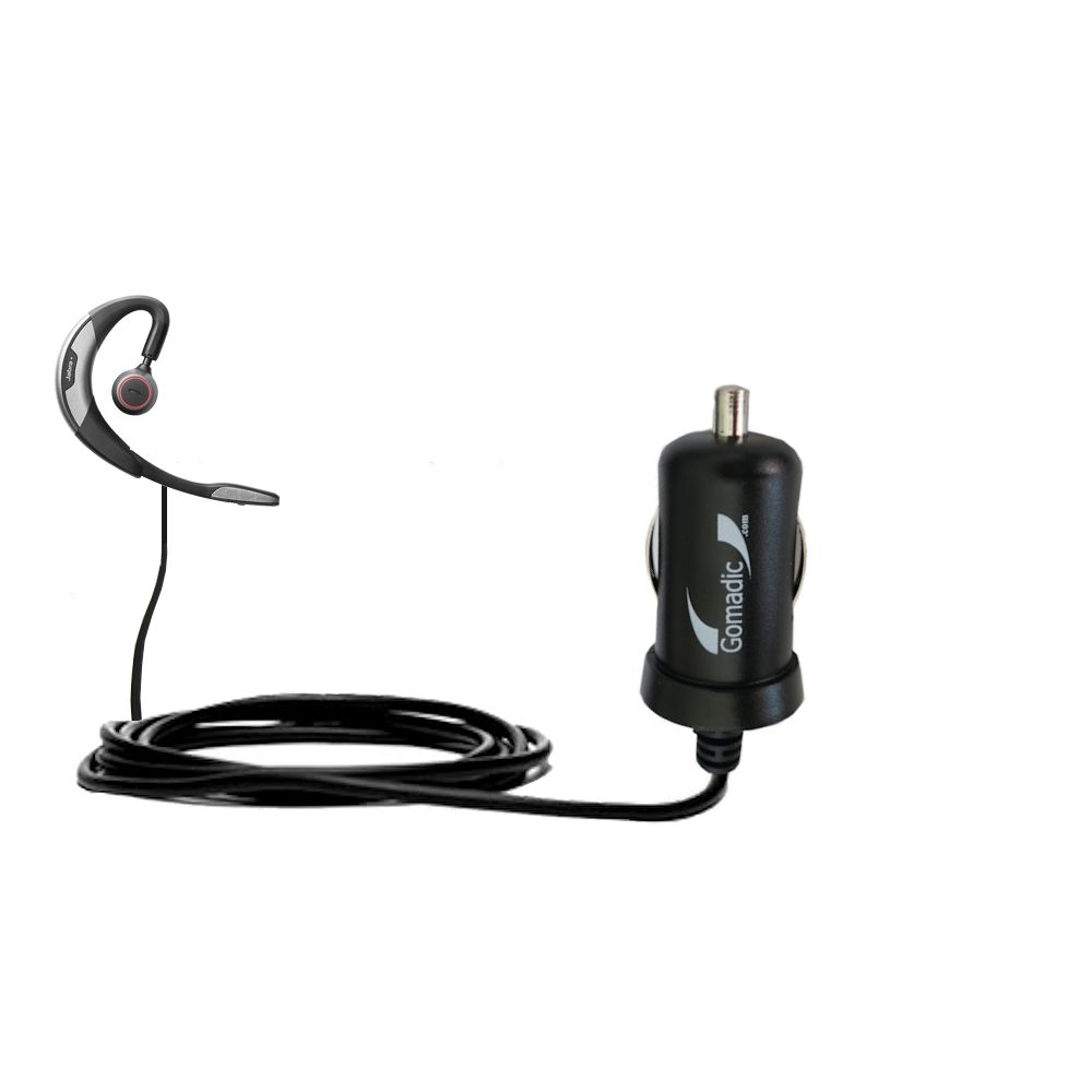 Mini Car Charger compatible with the Jabra Motion