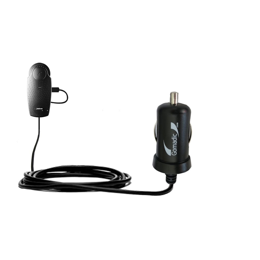Mini Car Charger compatible with the Jabra SP200