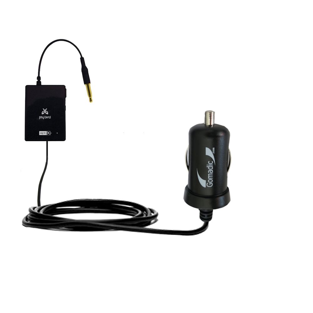 Mini Car Charger compatible with the Jaybird BAU uSport