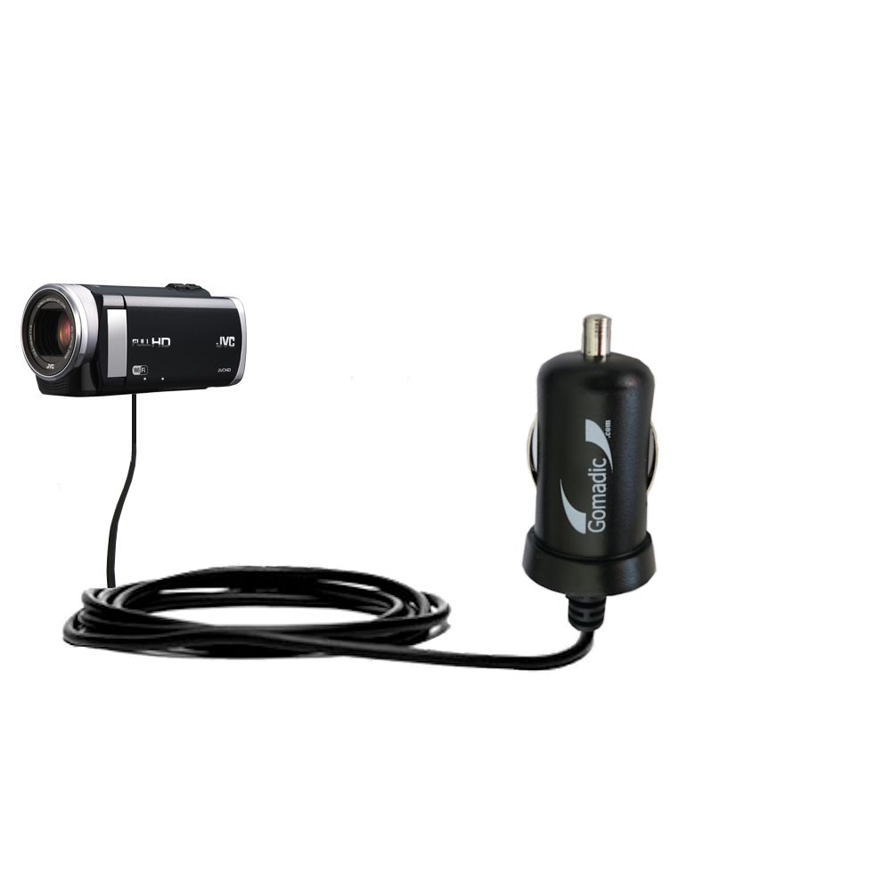 Mini Car Charger compatible with the JVC Everio GZ-EX210 / GZ-EX250