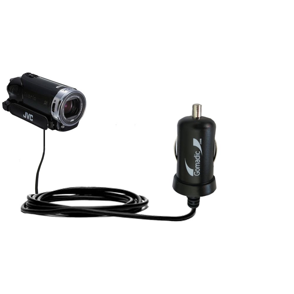 Mini Car Charger compatible with the JVC Everio GZ-EX215 / GZ-EX250BUS