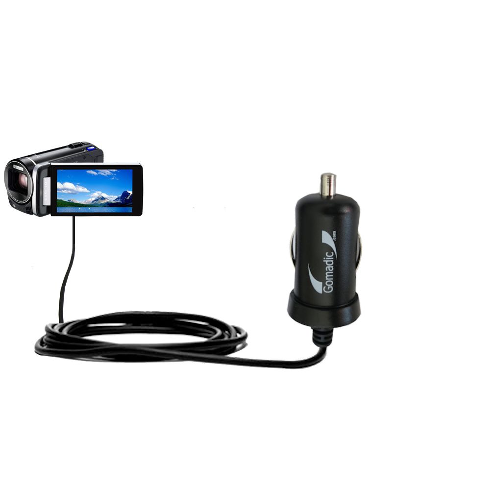 Mini Car Charger compatible with the JVC Everio GZ-HM845 / HM860 / HM870