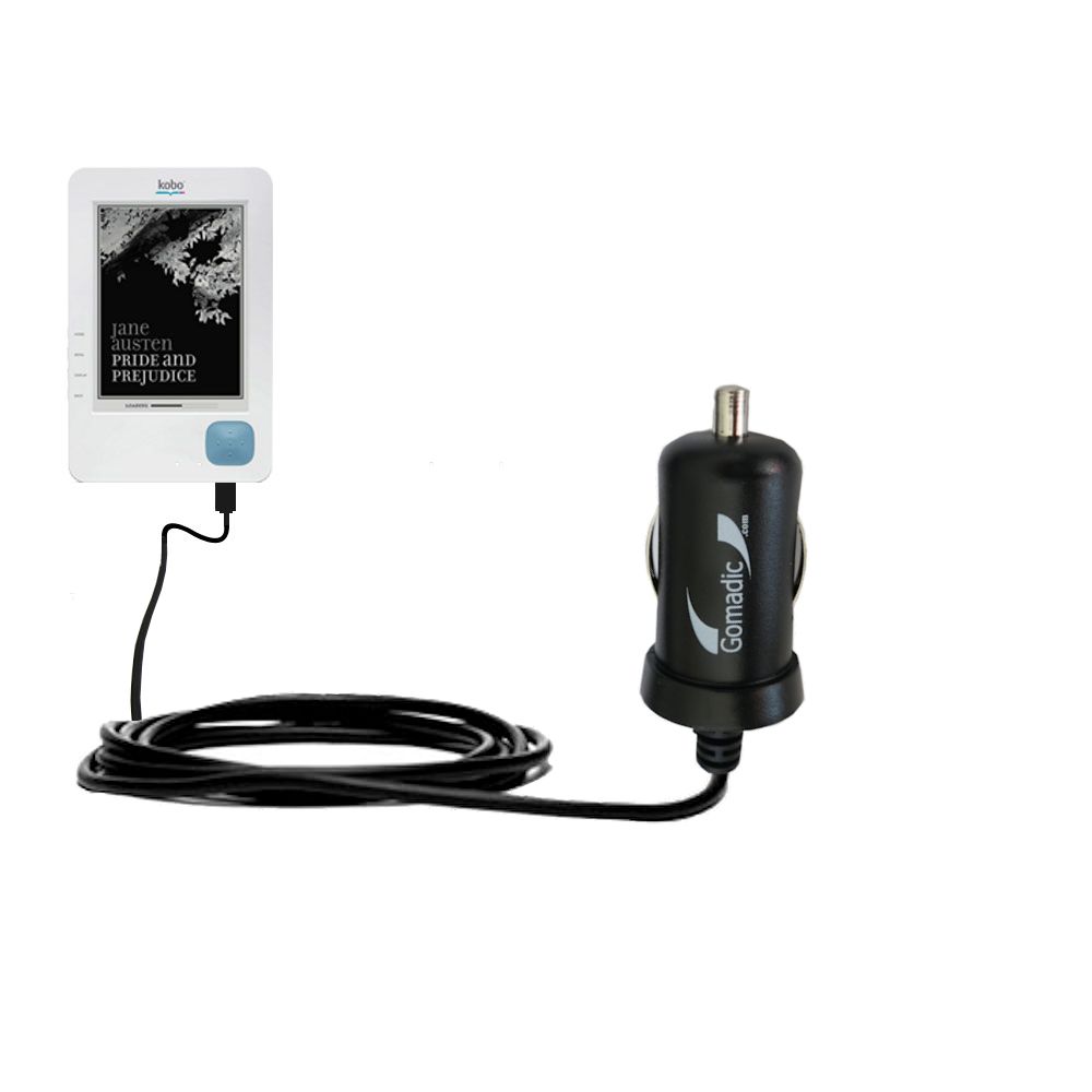 Mini Car Charger compatible with the Kobo eReader