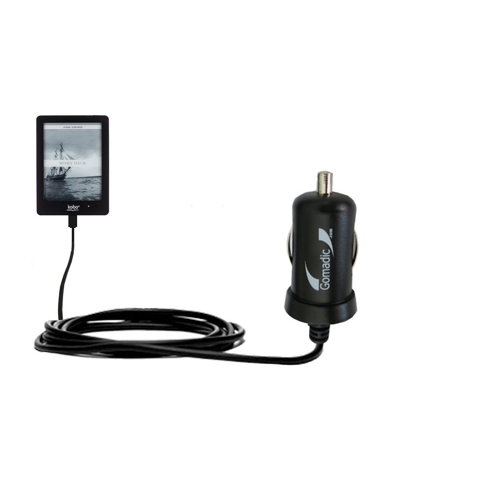 Mini Car Charger compatible with the Kobo Mini