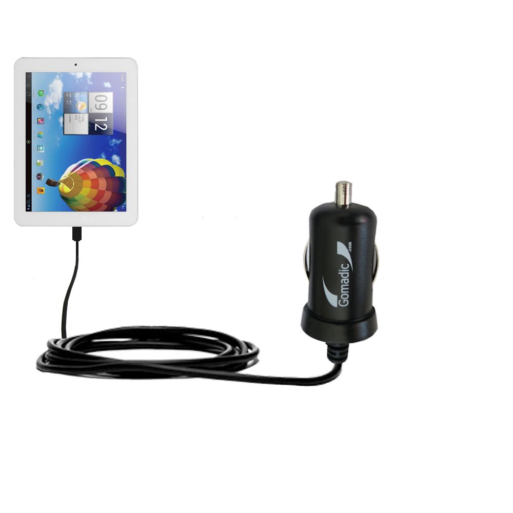 Mini Car Charger compatible with the Kocaso SX9700 / SX9722 / SX9701