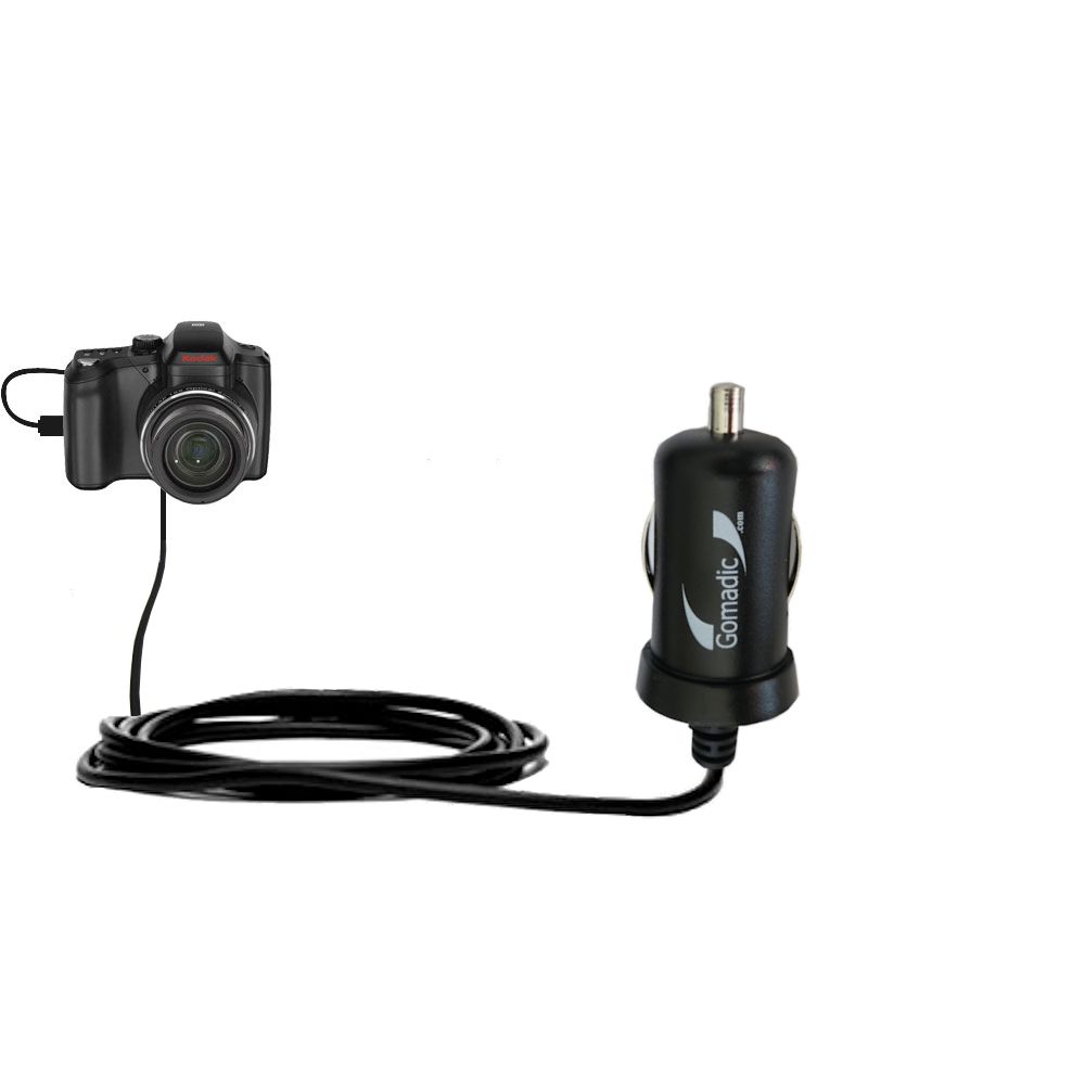 Mini Car Charger compatible with the Kodak Easyshare Z1015