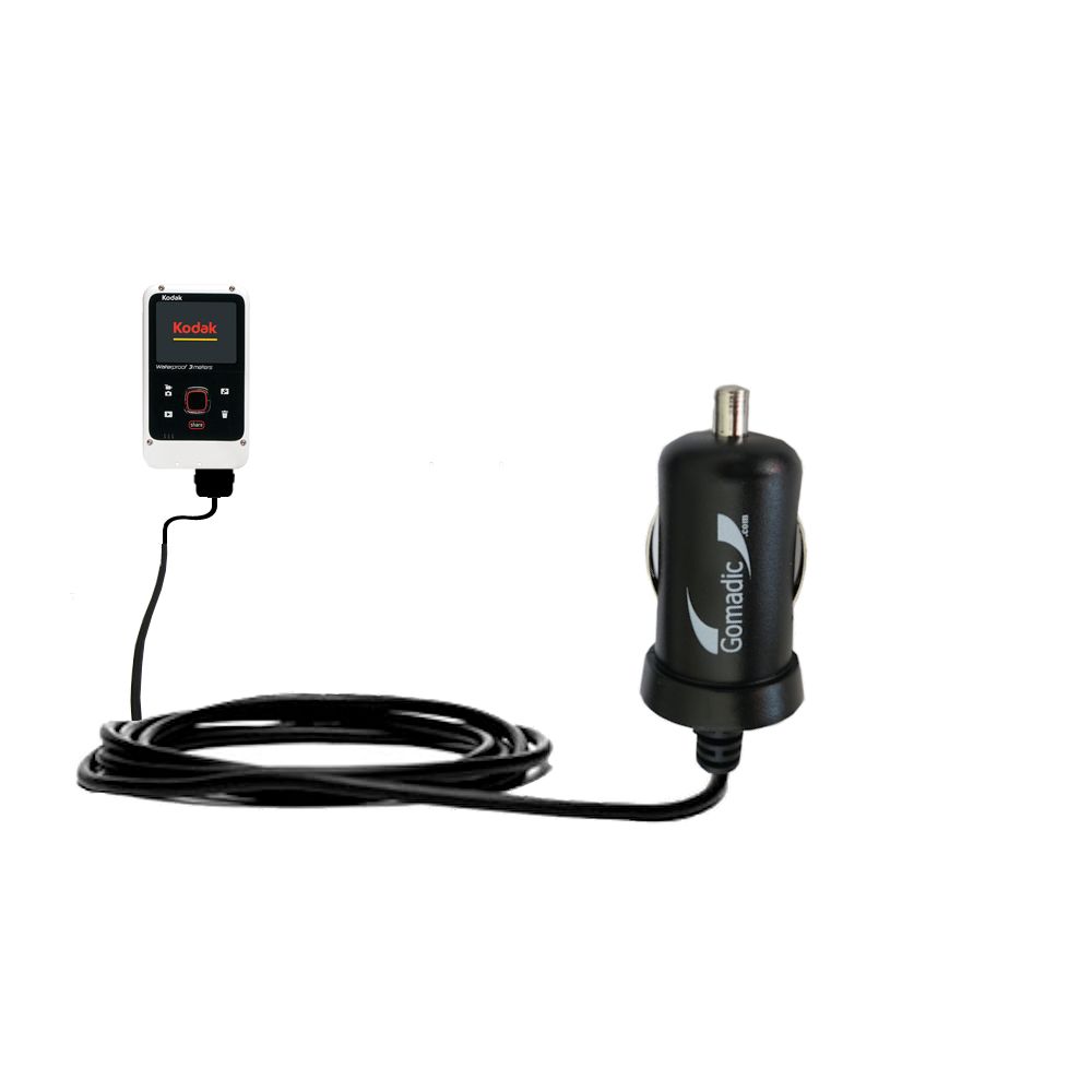 Mini Car Charger compatible with the Kodak Playfull Ze2