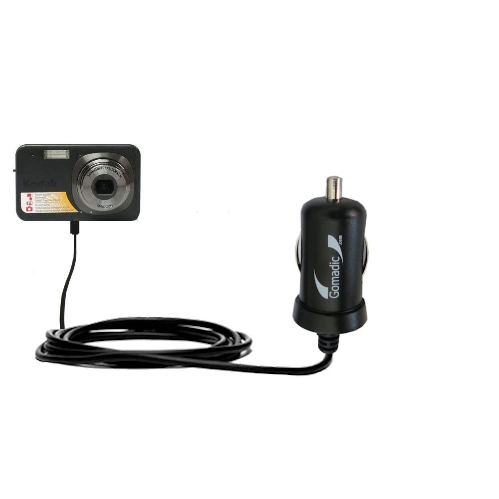 Mini Car Charger compatible with the Kodak V1073