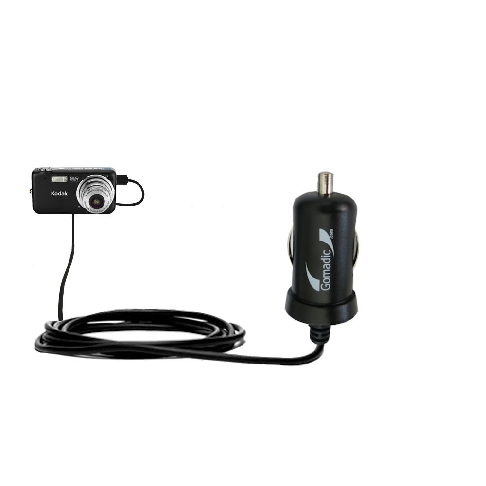 Mini Car Charger compatible with the Kodak V1233