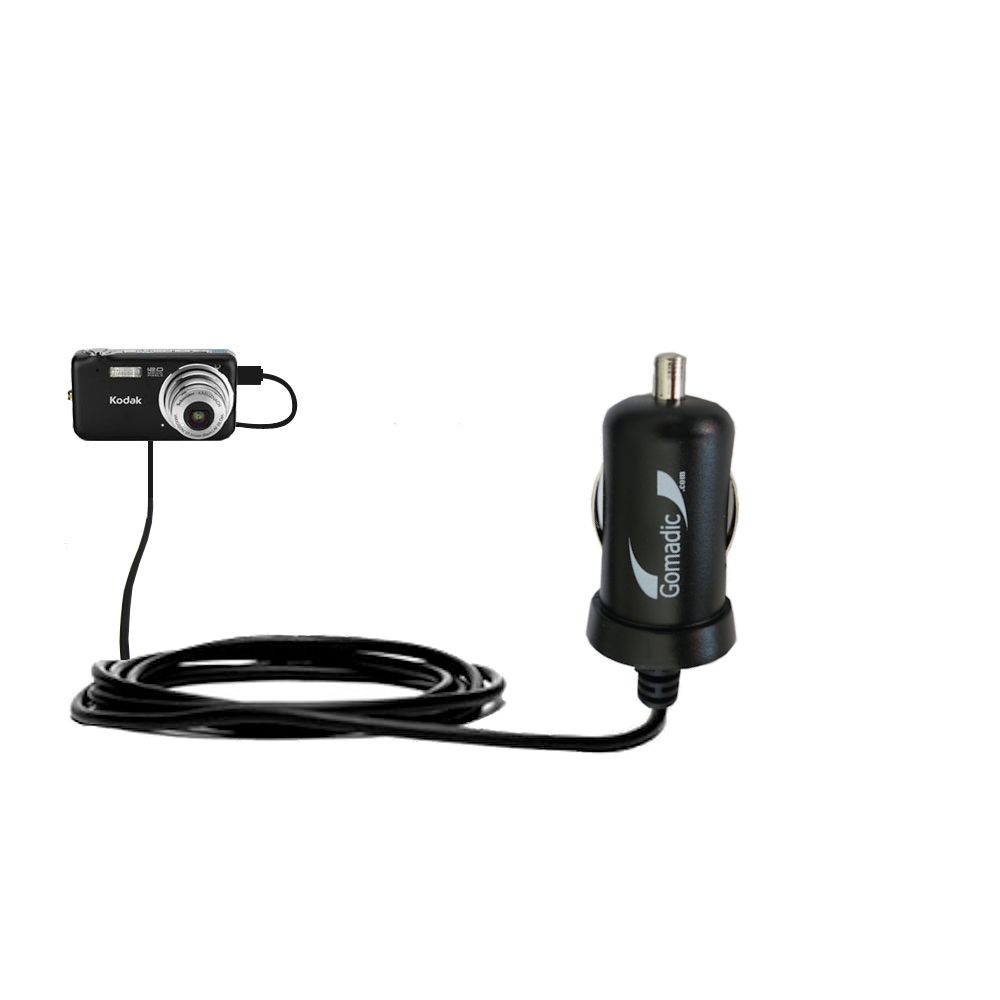 Mini Car Charger compatible with the Kodak V1253 V1233