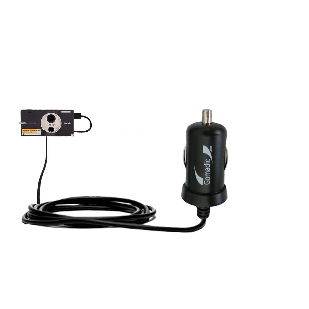 Mini Car Charger compatible with the Kodak V610