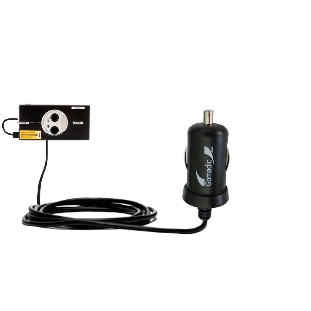 Mini Car Charger compatible with the Kodak V705