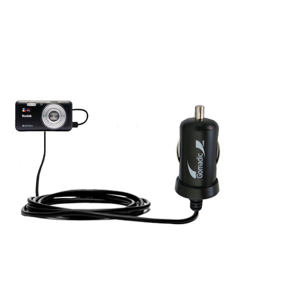 Mini Car Charger compatible with the Kodak V803