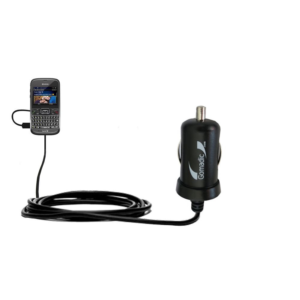 Mini Car Charger compatible with the Kyocera Brio