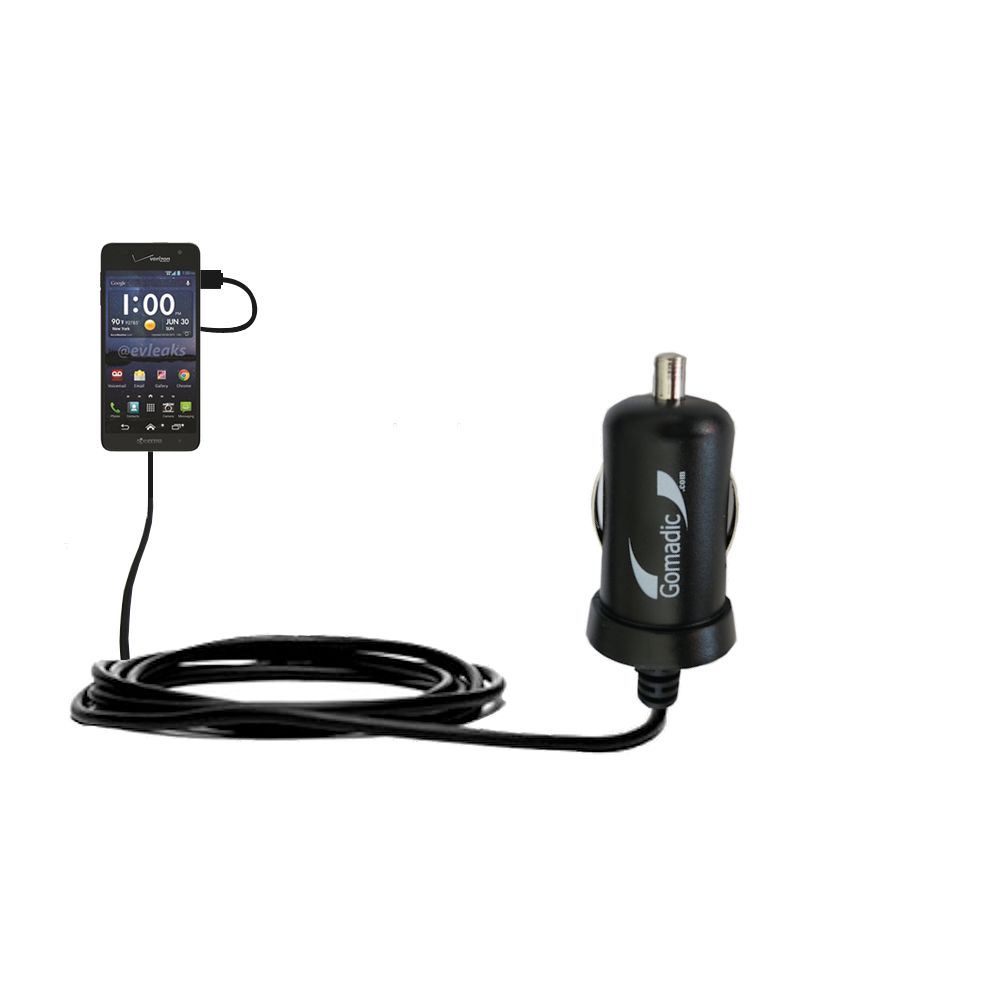 Mini Car Charger compatible with the Kyocera Hydro Elite