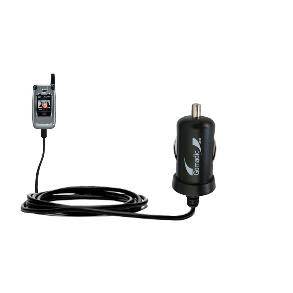 Mini Car Charger compatible with the Kyocera KX160