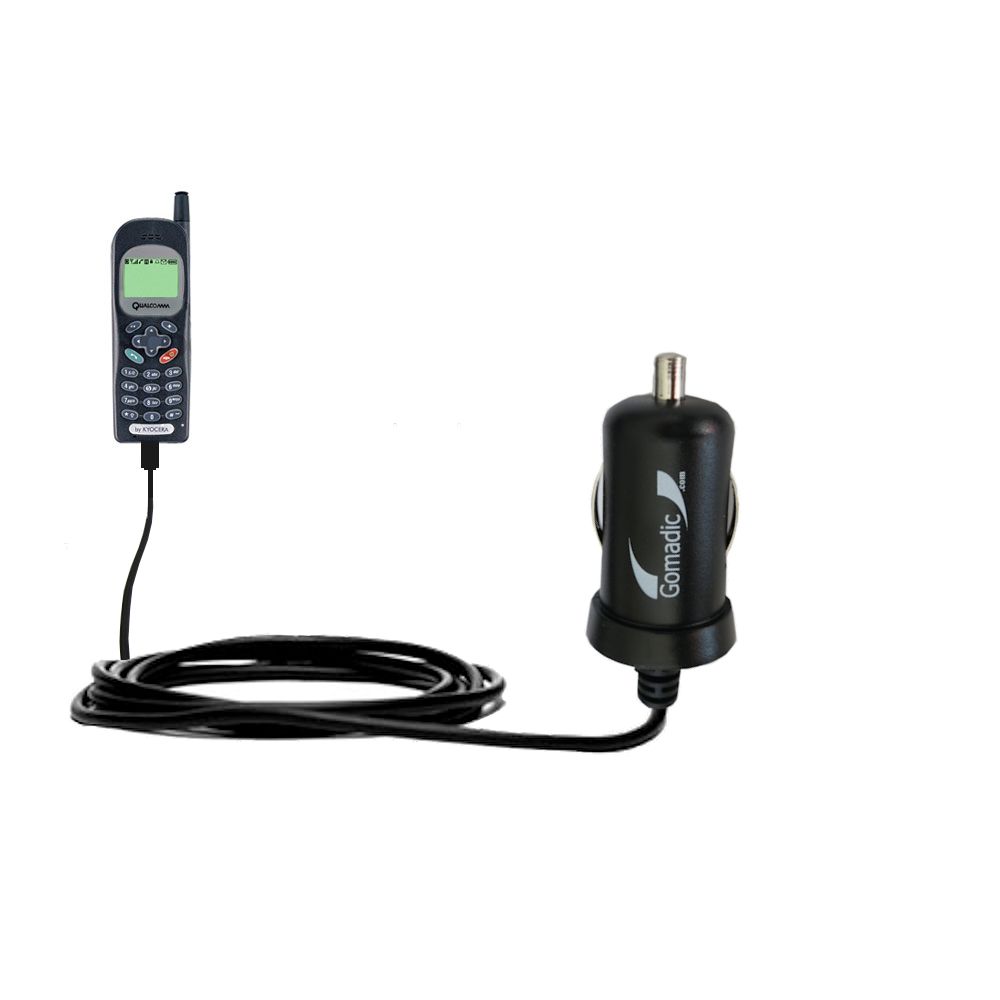 Mini Car Charger compatible with the Kyocera QCP 2027