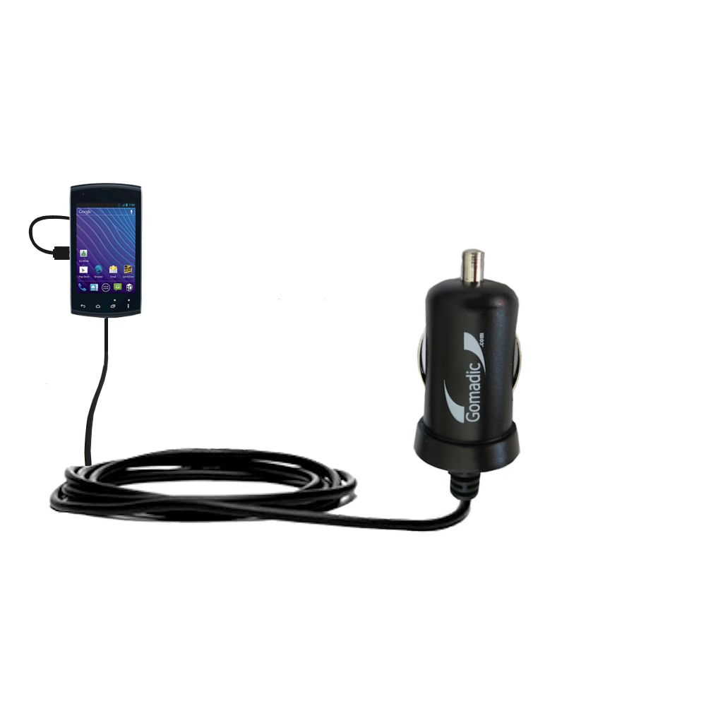 Mini Car Charger compatible with the Kyocera Rise