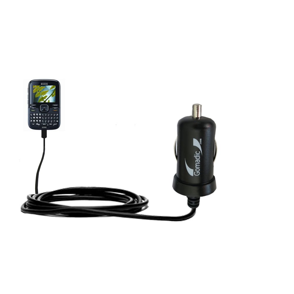 Mini Car Charger compatible with the Kyocera S2300 Torino