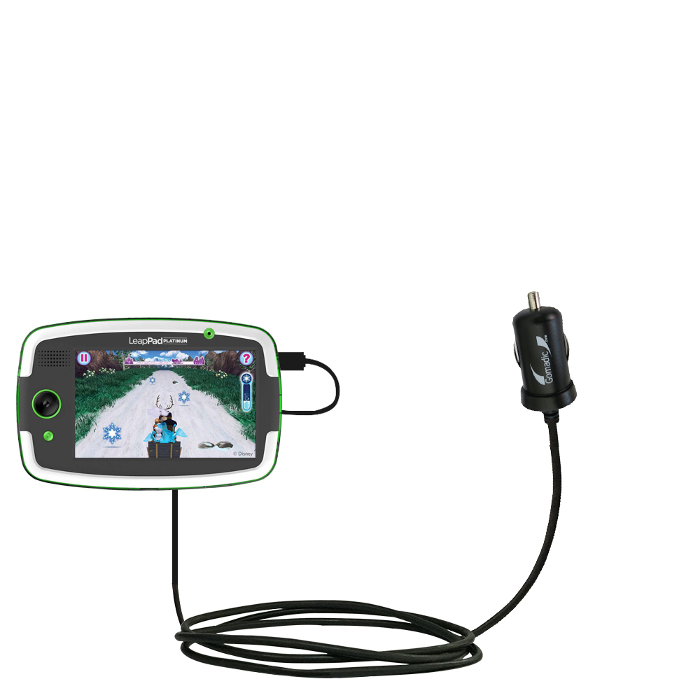 Mini Car Charger compatible with the LeapFrog LeapPad Platinum