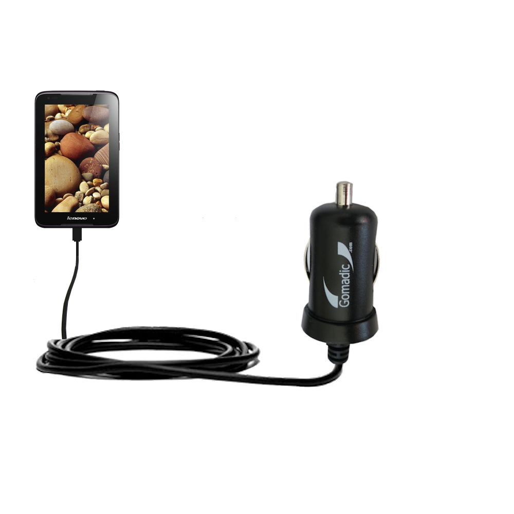 Mini Car Charger compatible with the Lenovo A1000 / A3000