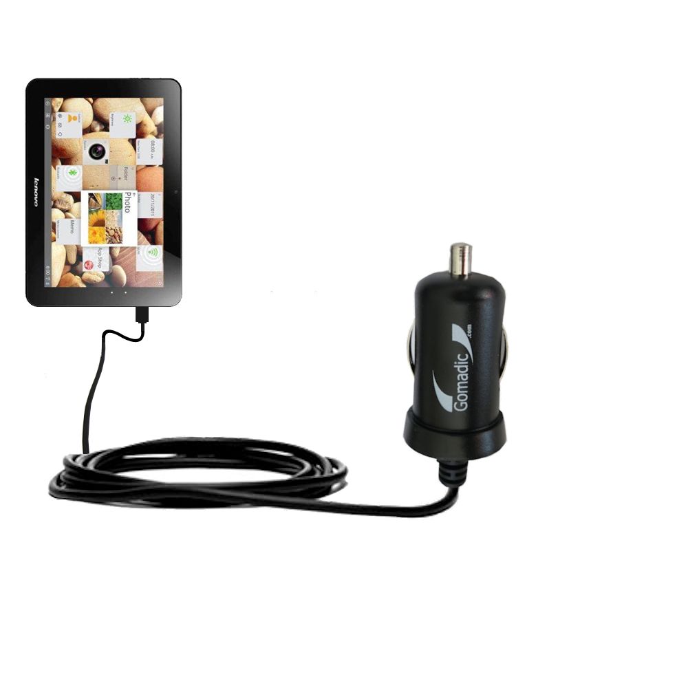 Mini Car Charger compatible with the Lenovo IdeaTab S2110