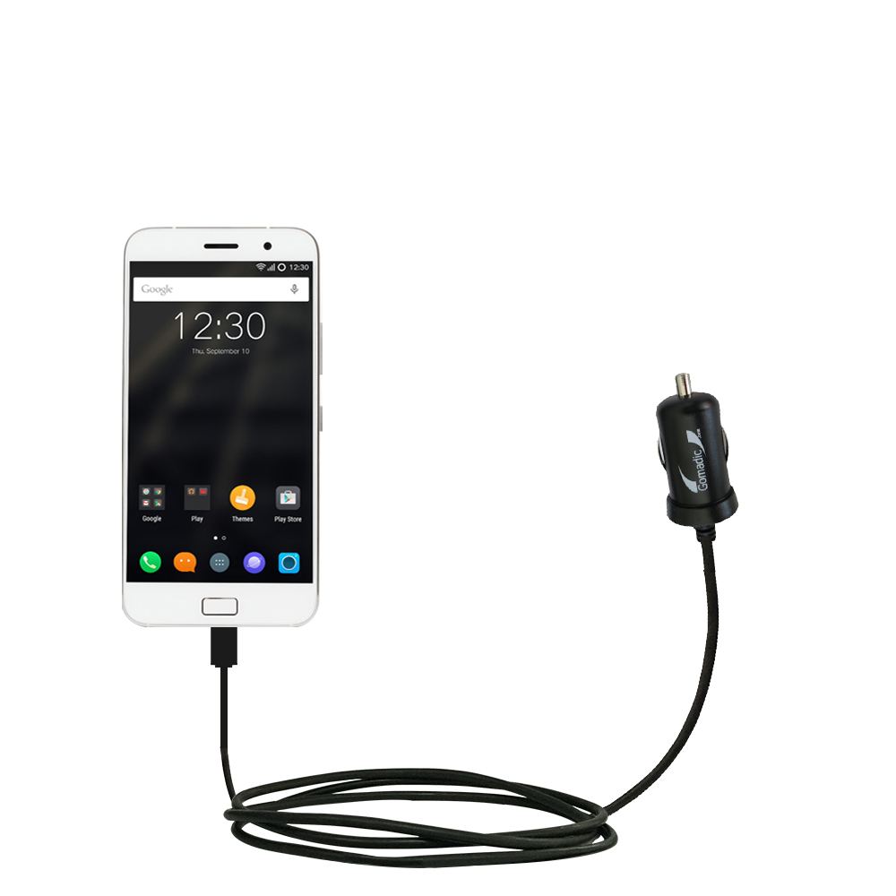 Mini Car Charger compatible with the Lenovo ZUK Z1