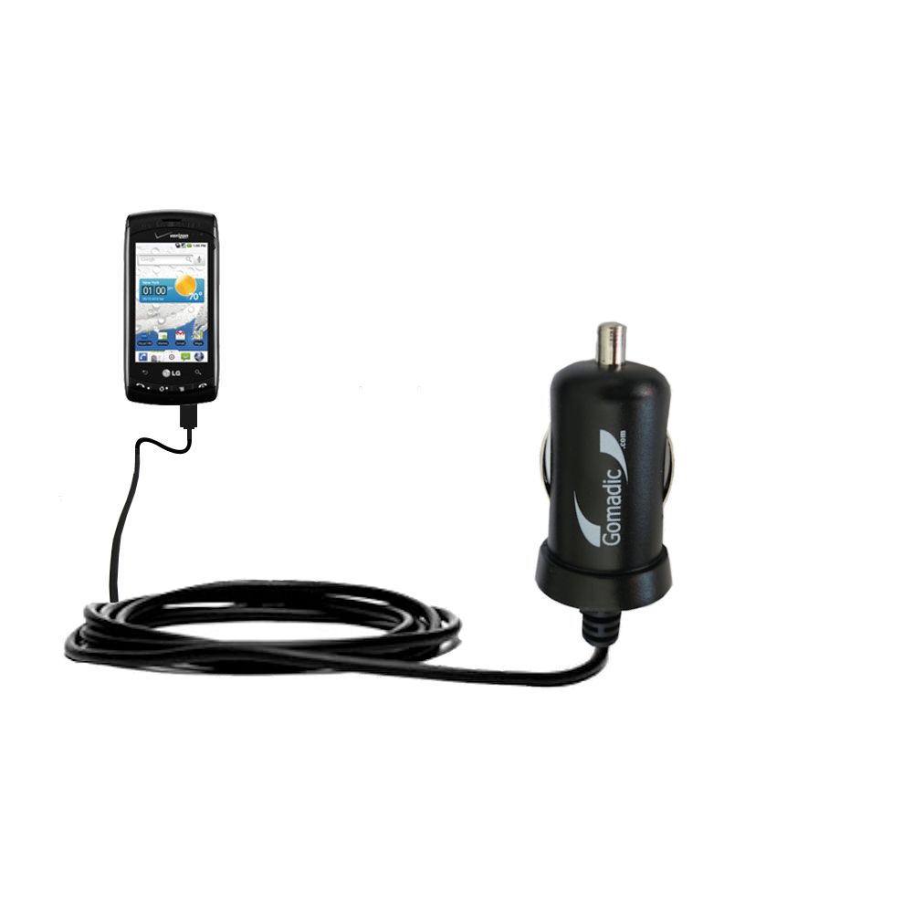 Mini Car Charger compatible with the LG Ally