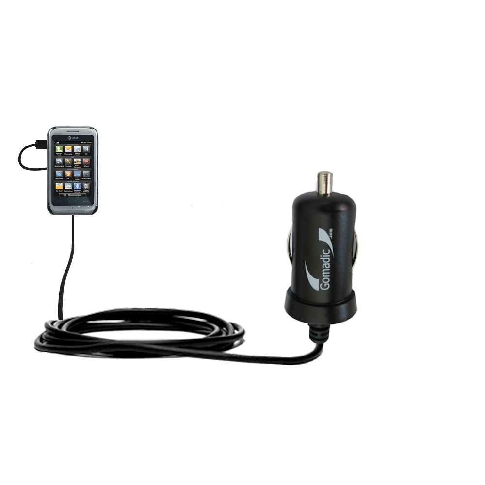 Gomadic Intelligent Compact Car / Auto DC Charger suitable for the LG Arena - 2A / 10W power at half the size. Uses Gomadic TipExchange Technology