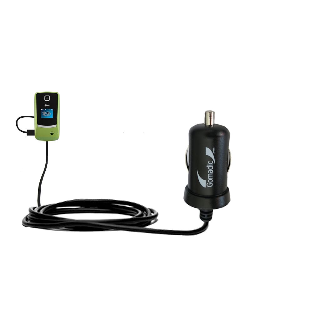 Mini Car Charger compatible with the LG AX300