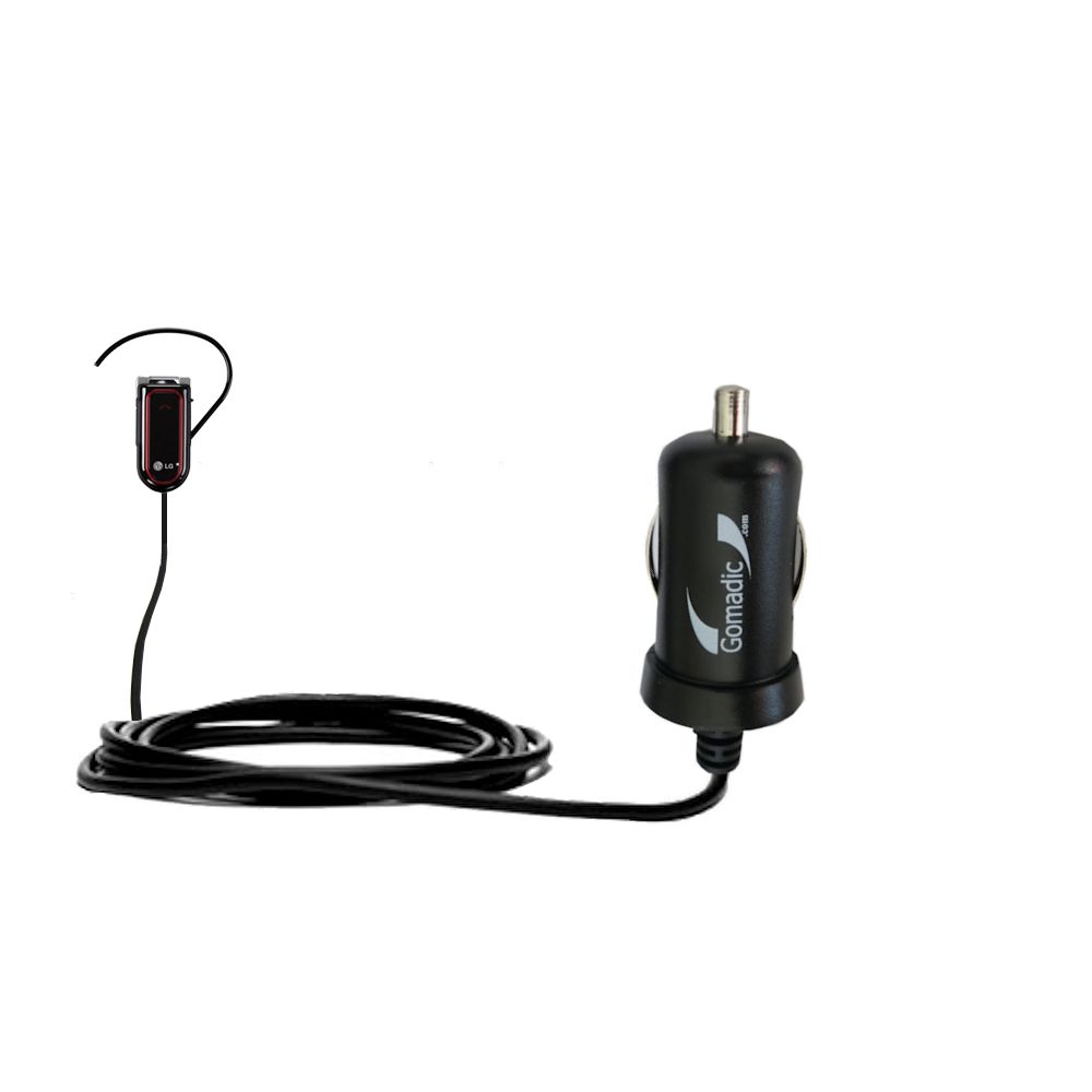 Mini Car Charger compatible with the LG Bluetooth Headset HBM-730