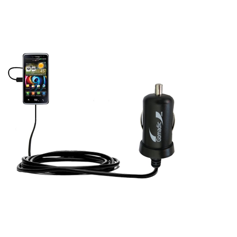 Mini Car Charger compatible with the LG Bryce
