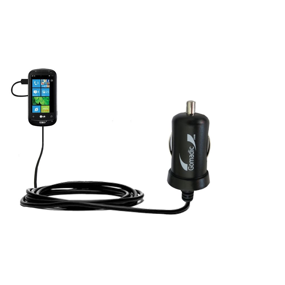 Mini Car Charger compatible with the LG C900