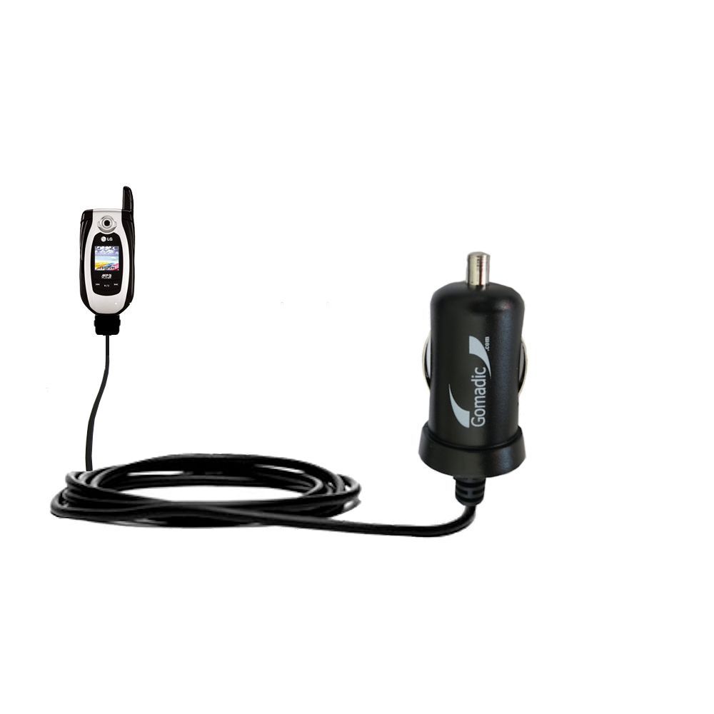 Mini Car Charger compatible with the LG CE 500