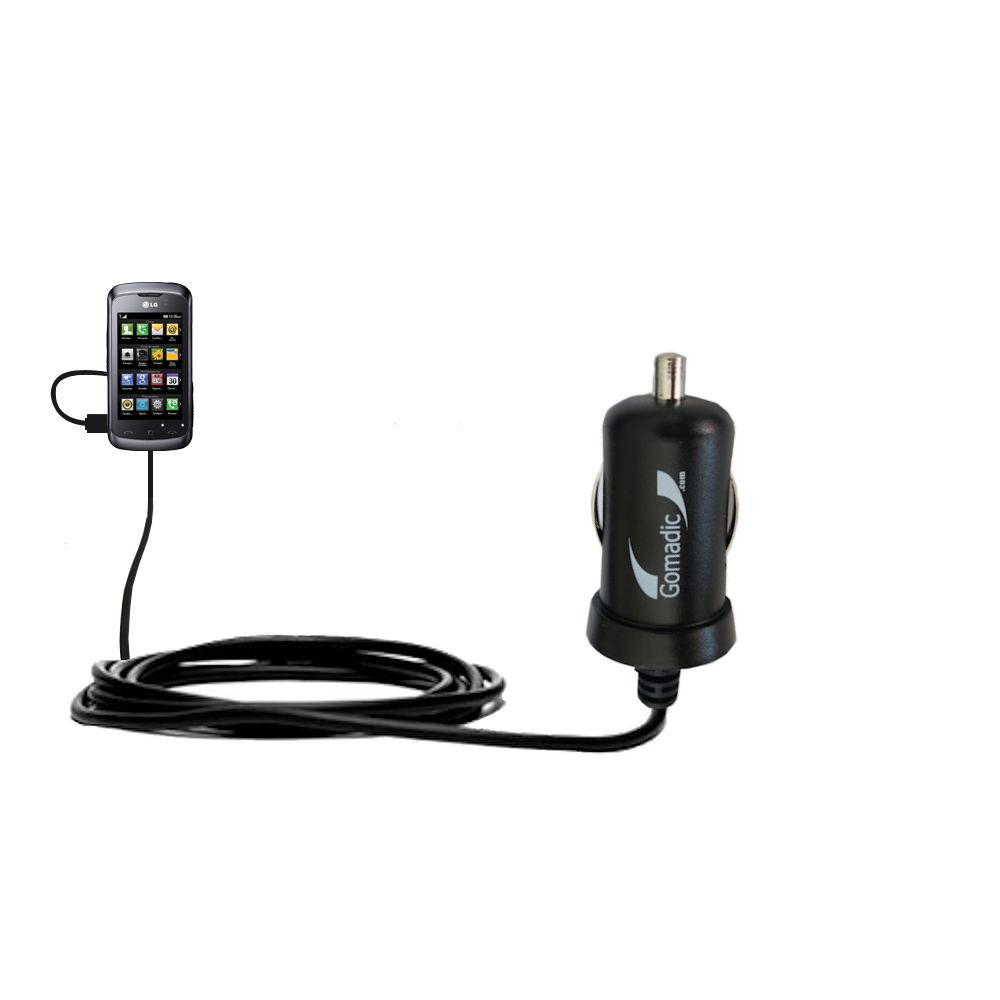 Mini Car Charger compatible with the LG Clubby