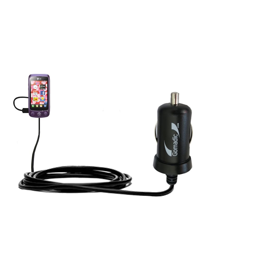 Mini Car Charger compatible with the LG Cookie Plus