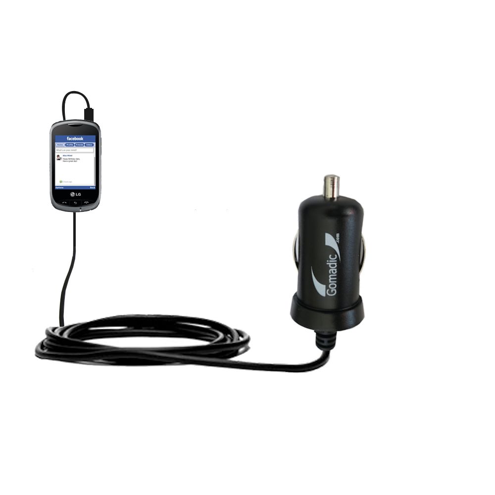 Mini Car Charger compatible with the LG Cookie Style