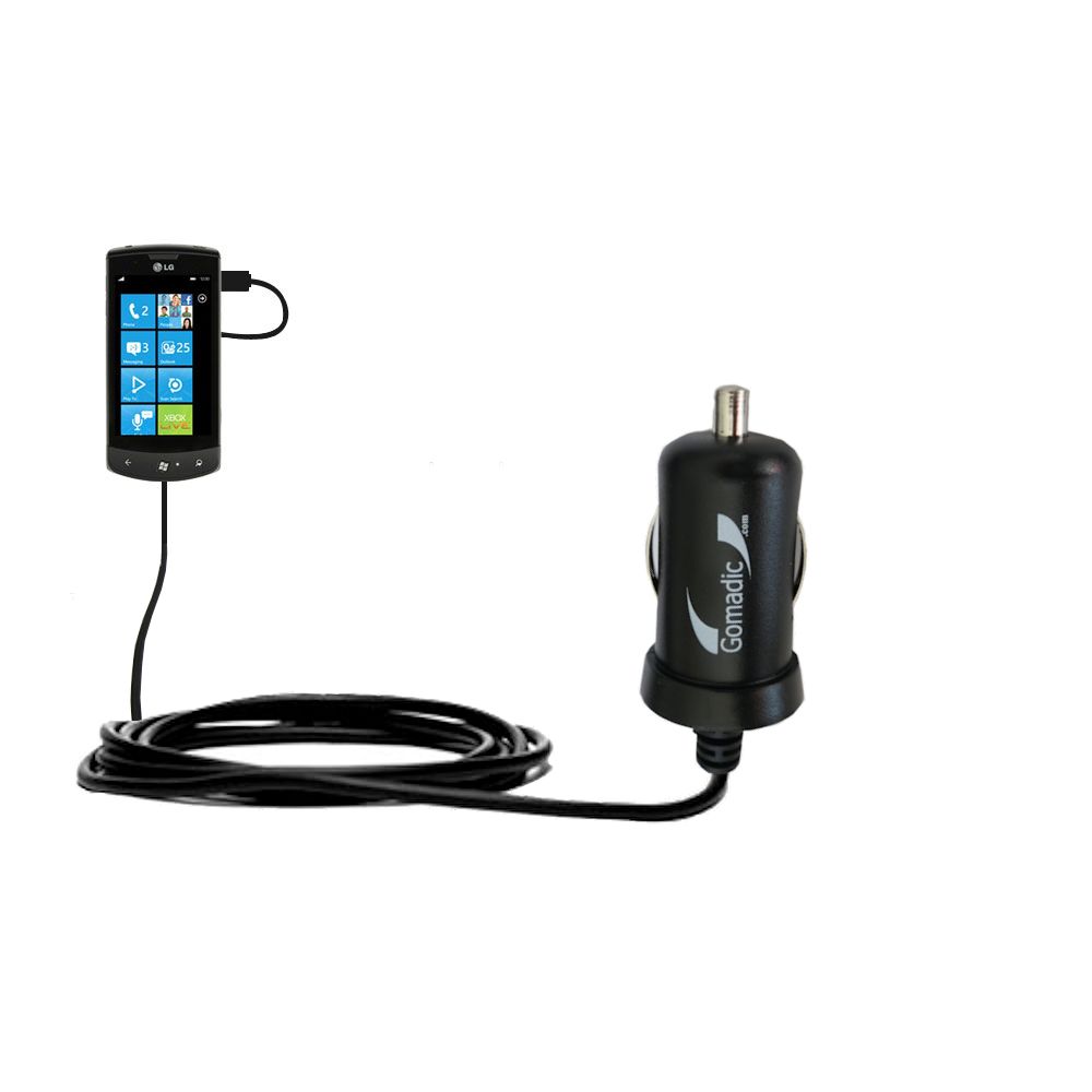 Mini Car Charger compatible with the LG E900