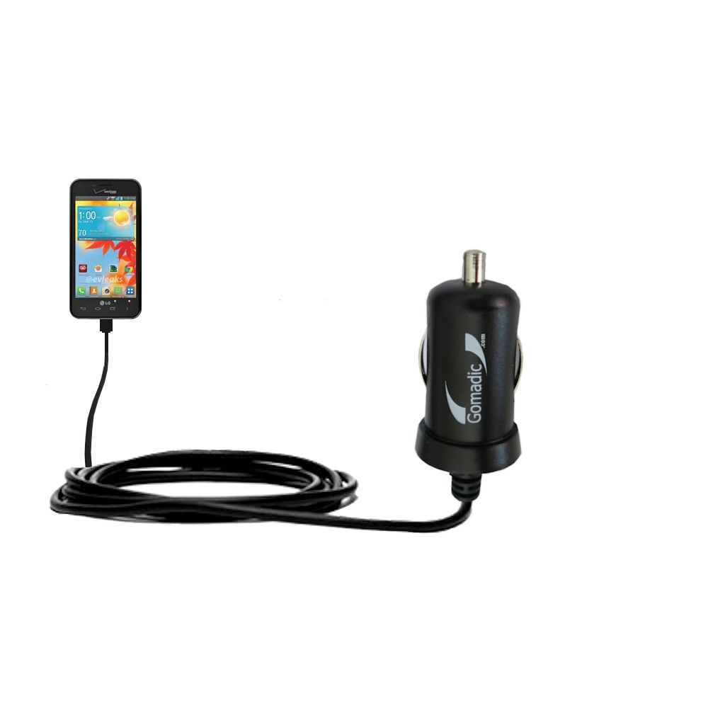 Mini Car Charger compatible with the LG Enact