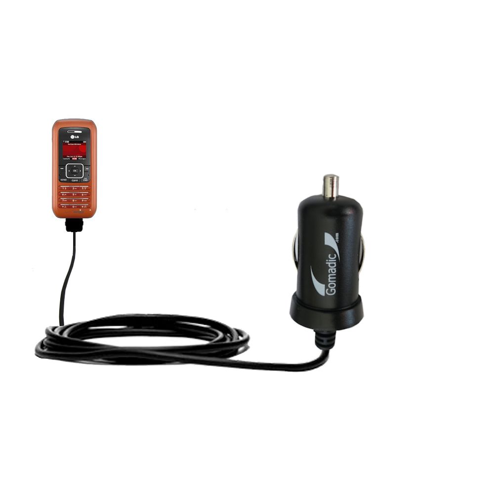 Mini Car Charger compatible with the LG EnV