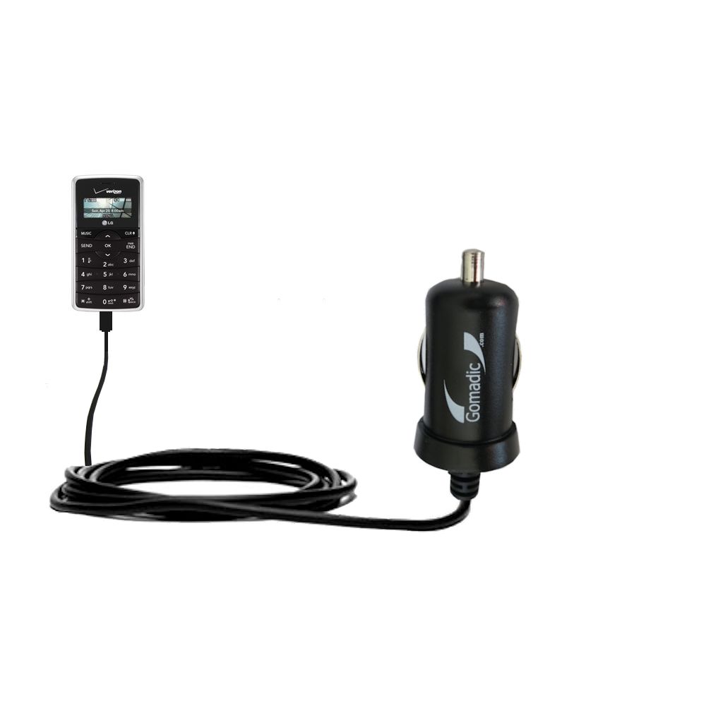 Mini Car Charger compatible with the LG enV2