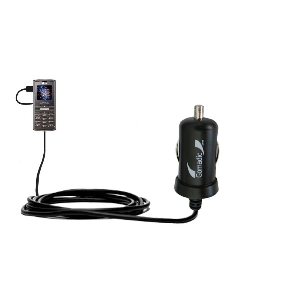 Mini Car Charger compatible with the LG GB110 GB130