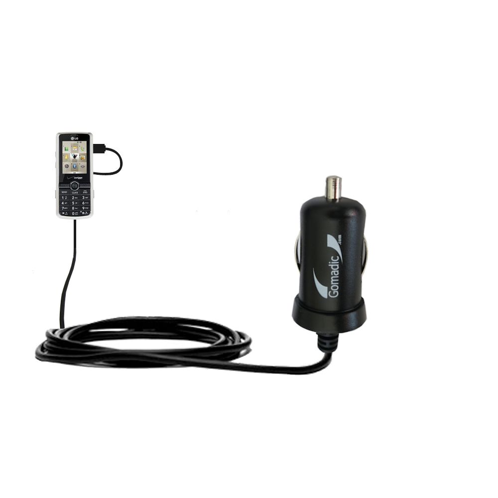 Mini Car Charger compatible with the LG Glance